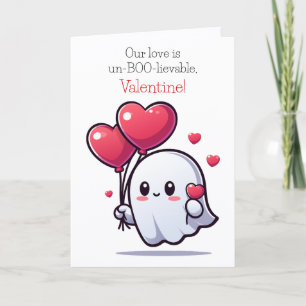 Niedlich und Spaß Unsere Liebe ist ein unBOO-finan Feiertagskarte