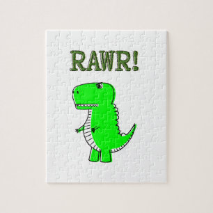 Niedlich und wütend T-Rex RAWR Puzzle