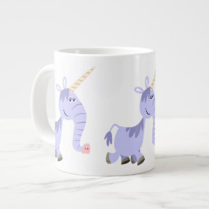 Niedlich Ungewöhnliche Cartoon Unicorn Jumbo Tasse
