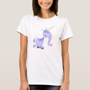 Niedlich Ungewöhnlicher Cartoon Einhorn T - Shirt