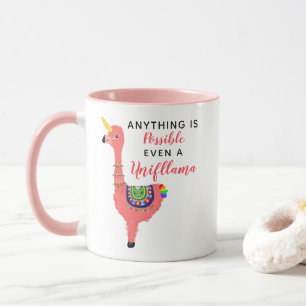 Niedlich Unicorn Flamingo Llama Inspirierend Unifl Tasse
