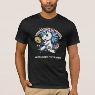 Niedlich Unicorn Pickleballer Pickleball Unicorn T-Shirt