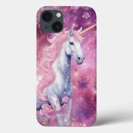 Niedlich Unicorn Pink Fantasy Floral Girl Case-Mate iPhone Hülle