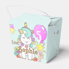 Niedlich Unicorns Magie Vielen Dank Party Geschenkschachtel