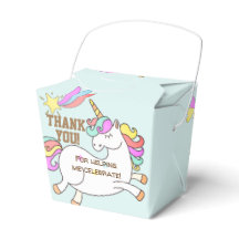 Niedlich Unicorns Magie Vielen Dank Party