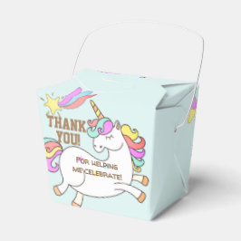 Niedlich Unicorns Magie Vielen Dank Party Geschenkschachtel