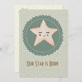 Niedlich Unser Stern ist ein Geborener Junge oder  Ankündigung