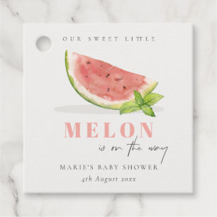 Niedlich unsere kleine Melon Watercolor Red Baby D Geschenkanhänger