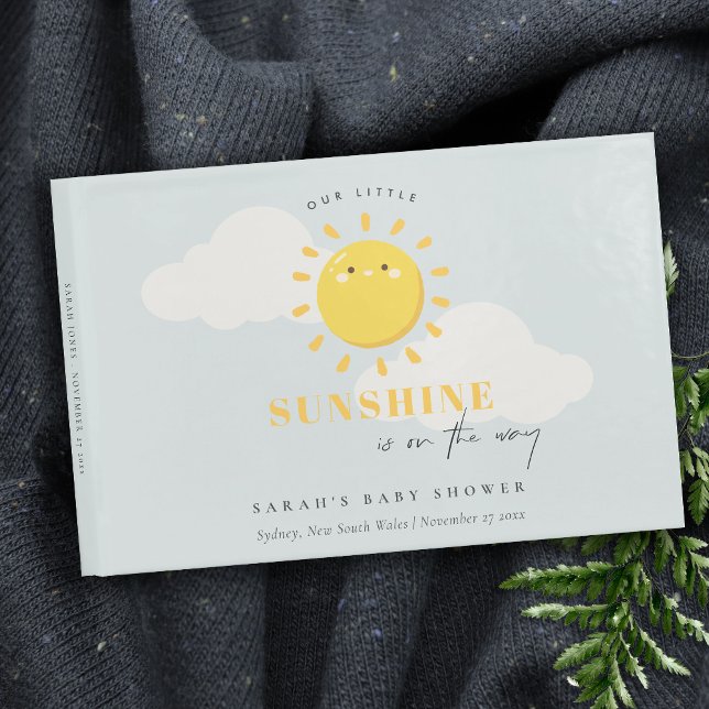 Niedlich unsere kleine Sonnenschein Blue Boy Baby  Gästebuch (Von Creator hochgeladen)