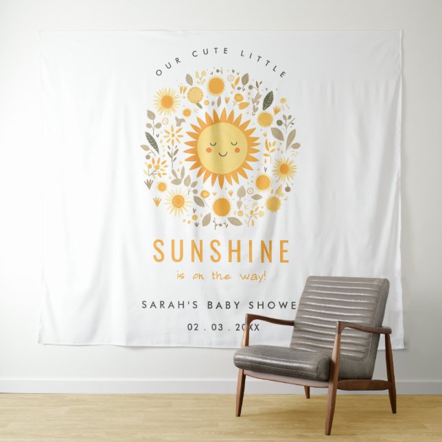 Niedlich unsere kleine Sonnenschutzdusche Boho Sun Wandteppich (Beispiel (Horizontal))