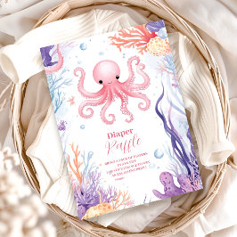 Niedlich unter dem Meeresdiapper-Raffle Begleitkarte