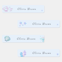 Niedlich unter dem Namen der Tagesstätte Etiketten