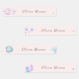 Niedlich unter dem Namen der Tagesstätte Etiketten