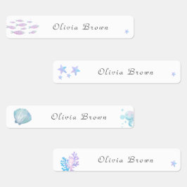 Niedlich unter dem Namen der Tagesstätte Etiketten