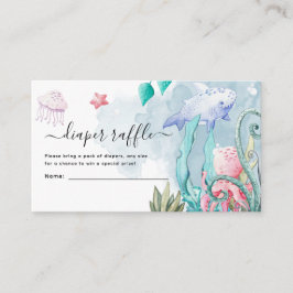 Niedlich unter dem Sea Baby Shower Windschutzschei Begleitkarte