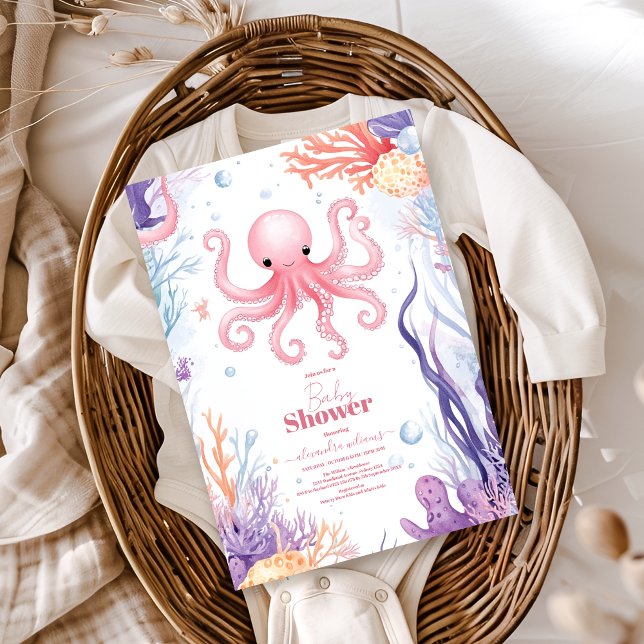 Niedlich unter der Sea Baby Dusche Einladung (Von Creator hochgeladen)