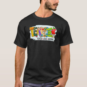 Niedlich unterrichten Liebe und Inspiriertest von T-Shirt