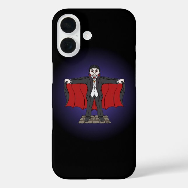 Niedlich Vampire/Dracula Case-Mate iPhone Hülle (Rückseite)
