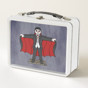 Niedlich Vampire/Dracula Metall Lunch Box