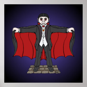 Niedlich Vampire/Dracula Poster