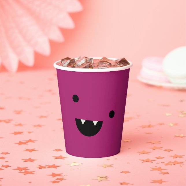 Niedlich Vampire Halloween Pappbecher (Insitu)
