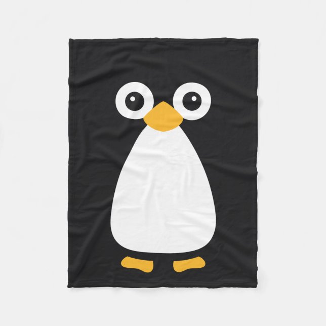 Niedlich Vector Penguin Fleecedecke (Vorderseite)