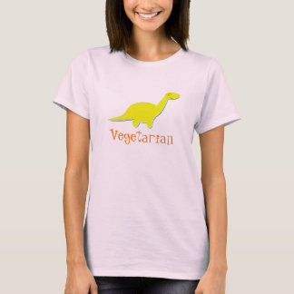 Niedlich Vegetarian Dinosaurier T-Shirt