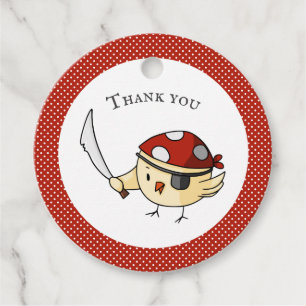 Niedlich Vielen Dank, dass Sie Pirate Thema Person Geschenkanhänger