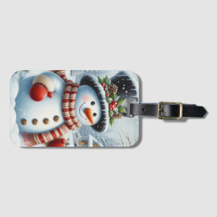 Niedlich, Vintag/Whimsischer Weihnachts-/Wintersch Gepäckanhänger