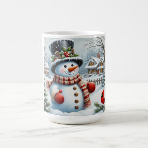 Niedlich, Vintag/Whimsischer Weihnachts-/Wintersch Kaffeetasse