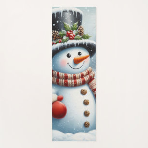 Niedlich, Vintag/Whimsischer Weihnachts-/Wintersch Yogamatte