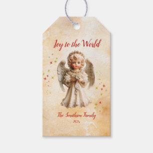 Niedlich Vintager Angel Weihnachten Geschenkanhänger