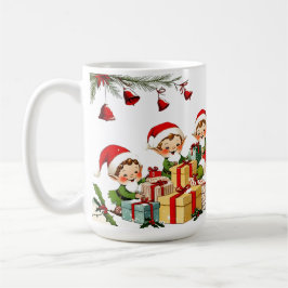 Niedlich Vintages Weihnachten Kaffeetasse