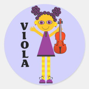 Niedlich Viola Girl Sticker