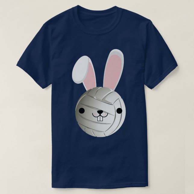 Niedlich Volleyball Bunny Funny Funny Kids Boys Gi T-Shirt (Design vorne)