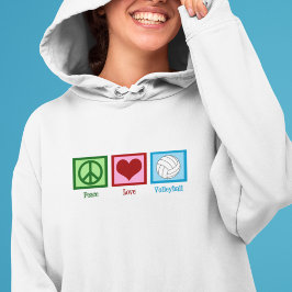 Niedlich Volleyball Hoodie