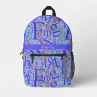 Niedlich Von A bis Z Alphabet Fun-Schrift