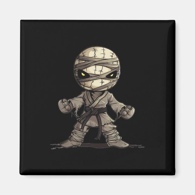 Niedlich Voodoo Doll Karate Magnet (Vorne)