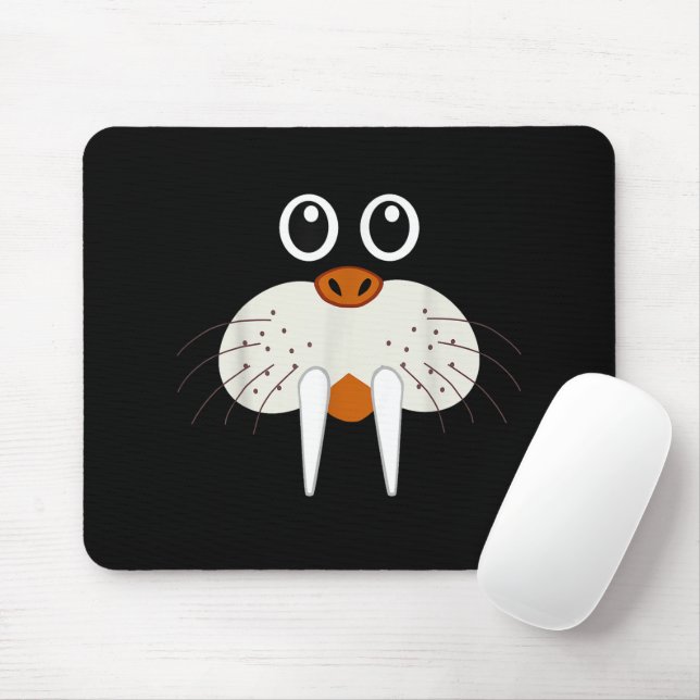 Niedlich Walrus Animal Costume Funny Halloween Mousepad (Mit Mouse)