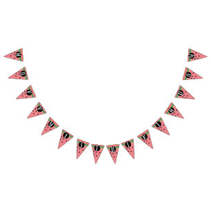 Niedlich Watermelon Happy First Birthday Wimpelkette