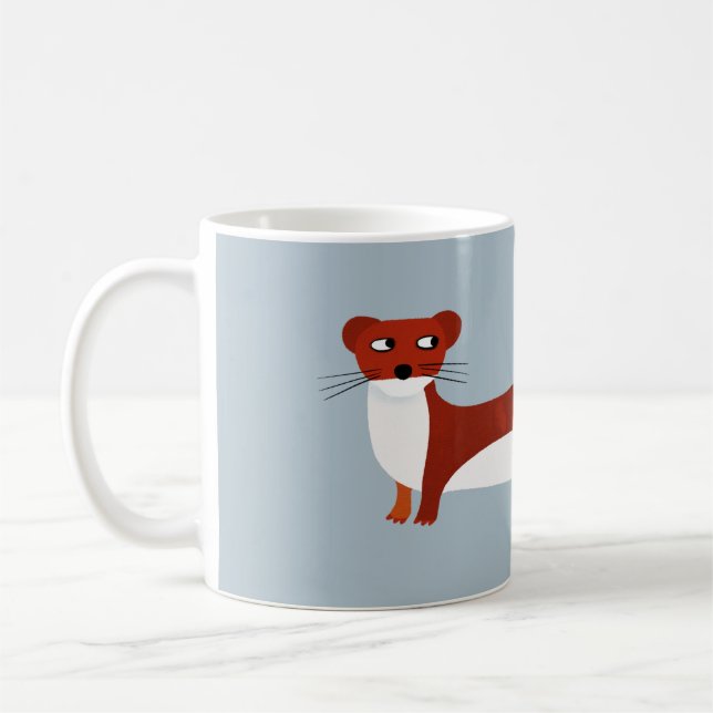 Niedlich Weasel Kaffeetasse (Links)
