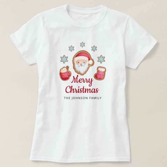 Niedlich Weihnachten T-Shirt (Design vorne)