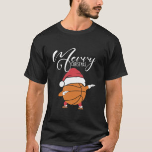 Niedlich Weihnachts Basketball Xmas Weihnachtsspor T-Shirt