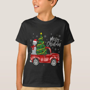 Niedlich Weimaraner Hund LKW Frohe Weihnachtshunde T-Shirt