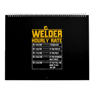 Niedlich Welder Funny Hourrate   Geschenk für Wel Kalender