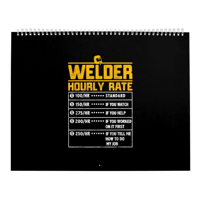 Niedlich Welder Funny Hourrate | Geschenk für Weld Kalender (Titelbild)