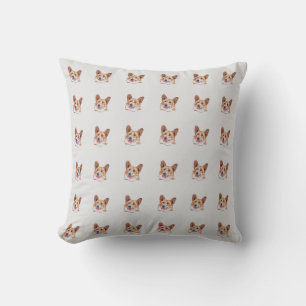 Niedlich Welsh Pembroke Corgi Pattern Throw Kissen