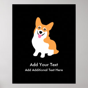 Niedlich Welsh Pembroke Corgi Puppy Poster