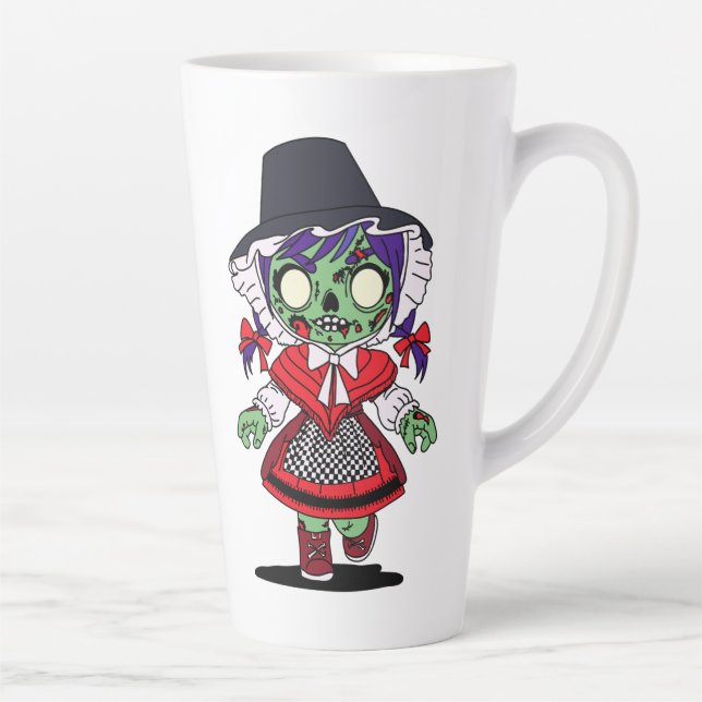 Niedlich Welsh Zombie Milchtasse (Rechts)
