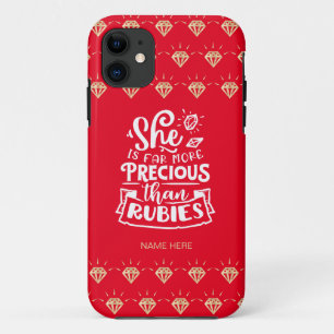 Niedlich Wertvoll als Rubies Case-Mate iPhone Case